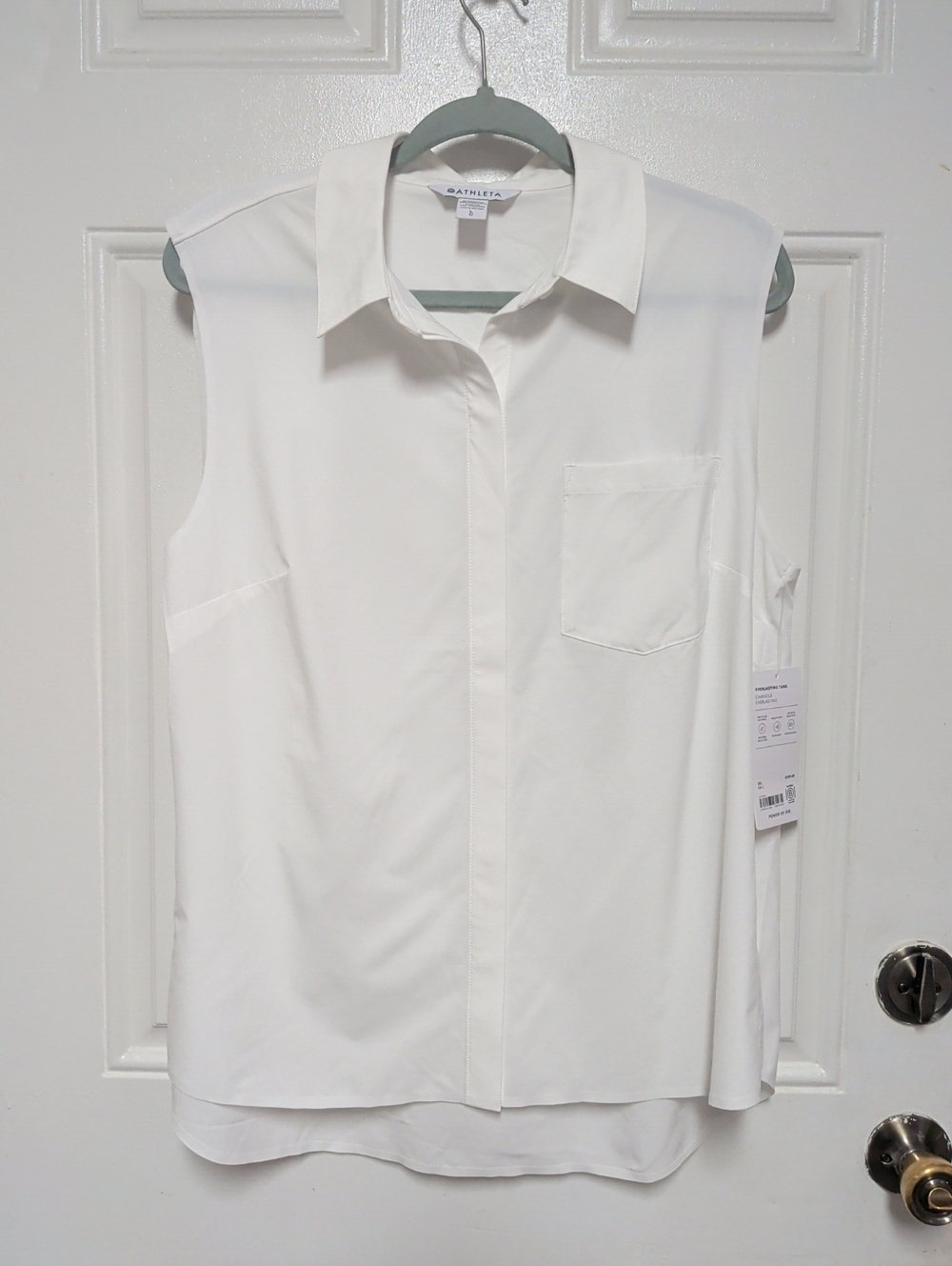 Athleta Women's Everlasting Tank In white The Power Of She Size Large